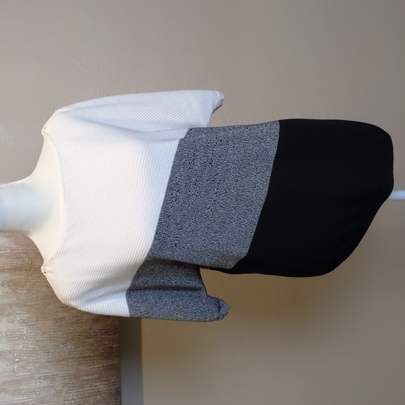 White House Black Market Tops - White House Black Market Asymmetrical Knit Top